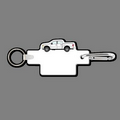 4mm Clip & Key Ring W/ Colorized F150 Pickup Truck Key Tag